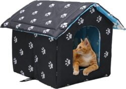 Vinnypet Caseta para Gatos Impermeable