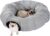 PAWZ Road túnel para Gatos Forma Circular Plegable Gris